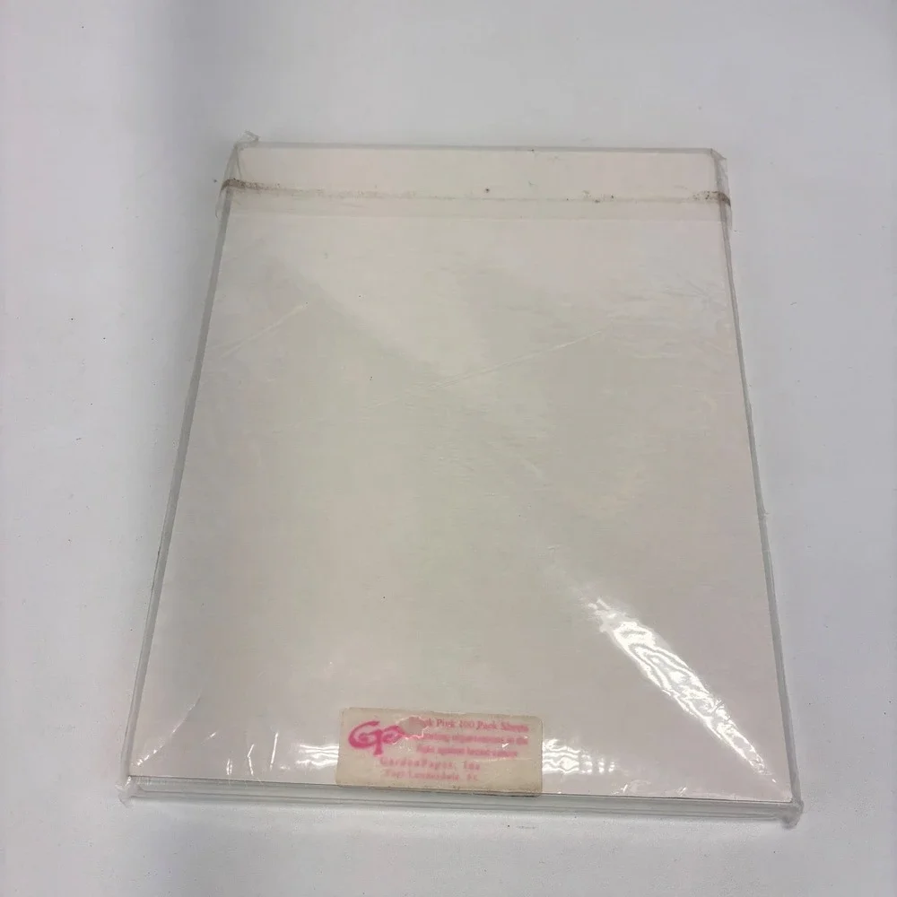 Breast Cancer Awareness Pink Ribbon Stationery Pack White 100 Sheets GardenPaper